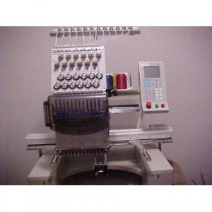 Ricoma RCM-1501PT 15-игольная 1-головочная вышивальная машина для кепок и готовых изделий