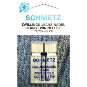 Голка подвійна Schmetz Jeans №100 / 4,0
