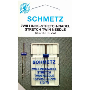 Голка подвійна Schmetz Stretch №75 / 2,5