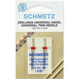 Голка подвійна Schmetz Universal №80 / 1,6