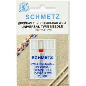 Голка подвійна Schmetz Universal №80 / 2,0