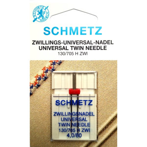 Голка подвійна Schmetz Universal №80 / 4,0