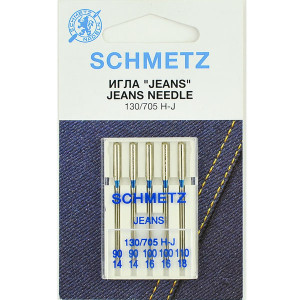 Набір голок Schmetz Jeans №90-100