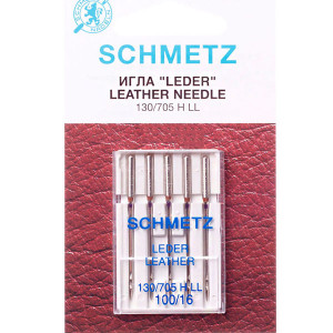 Набір голок Schmetz Leather №100