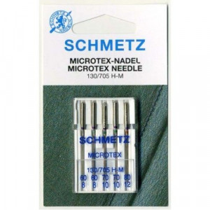 Набір голок Schmetz Microtex №60-80