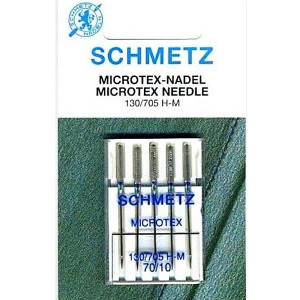 Набір голок Schmetz Microtex №70