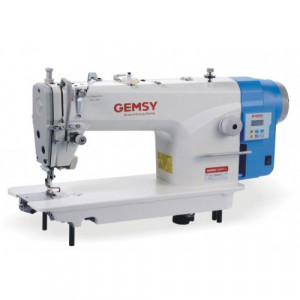 Одноигольная прямострочная универсальная промышленная швейная машина GEMSY GEM 8801E
