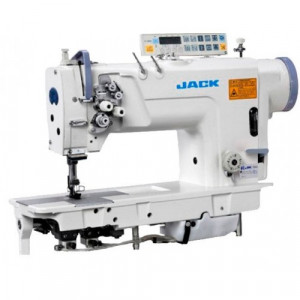 Jack JK-58720D-403 Двоголкова промислова швейна машина з автоматикою, збільшеними човниками, без відключення голок 