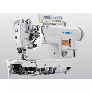 Jack JK-58750D-405 Двоголкова промислова швейна машина з автоматикою, збільшеними човниками і відключенням голок 