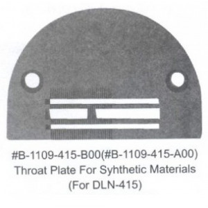 Голкова пластина B1109-415-B00 Безпосадкові