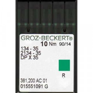 Голка Groz-Beckert 134-35, 2134-35, DPx35 для колонкових машин 10 шт / уп