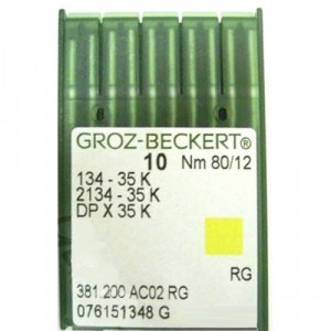 Голка Groz-Beckert 134-35K, 2134-35K для колонкових машин 10 шт / уп