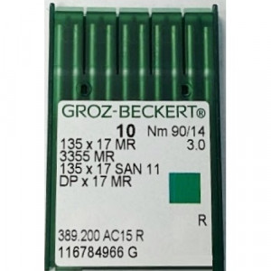 Голка Groz-Beckert 135x17, DPx17 MR 6,0 № 150 покращена для важких машин 10 шт/уп