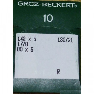 Голка Groz-Beckert 142x5, 1778, DOx5 10 шт/уп