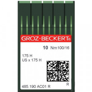 Голка Groz-Beckert 175 H / USX175 H Упаковка 10шт
