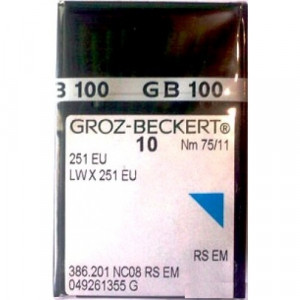 Голка Groz-Beckert 251 EU/LWX251 EU Упаковка 10шт