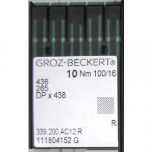  Голка Groz-Beckert 438/265/DPX438 Упаковка 10шт