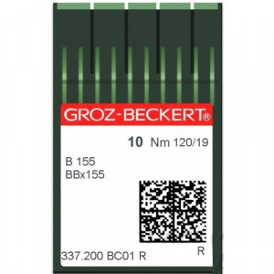 Голка Groz-Beckert B155, BBx155 №120 в упаковці 10шт