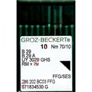 Голка Groz-Beckert B29, B29A, UY3029GHS FFG оверлочна трикотажна 10 шт/уп