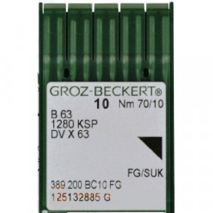 Голка Groz-Beckert B63/1280KSP/DVx63 FG Упаковка 10шт
