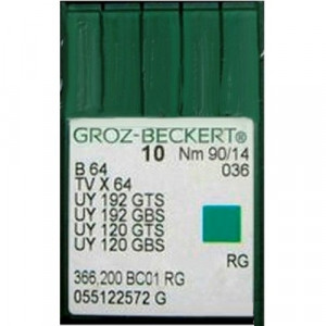 Голка Groz-Beckert B64, TVx64, UY192GTS для машин ланцюгового стібка 10 шт/уп