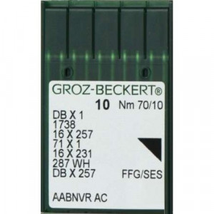 Голка Groz-Beckert DBx1,1738,16x257 FFG з тонкою колбою 10 шт / уп