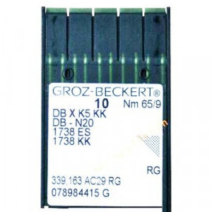 Голка Groz-Beckert DBxK5 KK, 1738KK, DB-N20 вишивальна 10 шт / уп