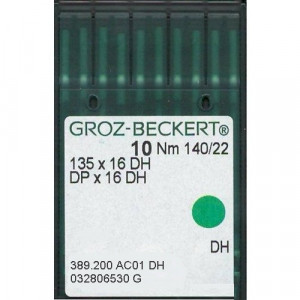 Голка Groz-Beckert DPx16DH для шкіри по 10 шт/уп