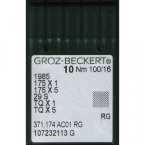 Голки Groz-Beckert TQx1 для гудзикової машини по 10 шт / уп