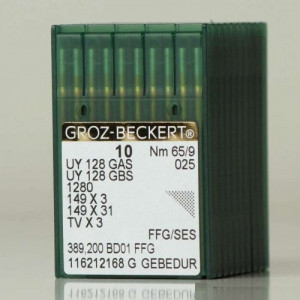 Голка Groz-Beckert UY128GAS FFG GEBEDUR трикотажна позолоченая на розпошивалки 10 ш /уп
