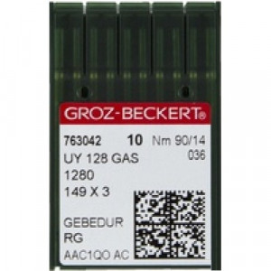 Голка Groz-Beckert UY128GAS SAN 6 GEBEDUR поліпшена розпошивальна для джинсу 10 шт/уп