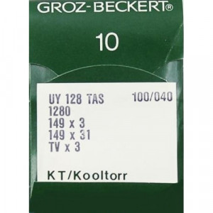 Голка Groz-Beckert UY128TAS, 1280, 149x3 KT №140 тефлонова для розпошивалки 10 шт/уп